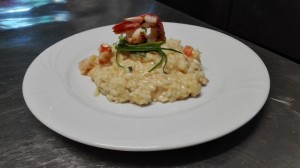 Risotto gamberi e zucchine